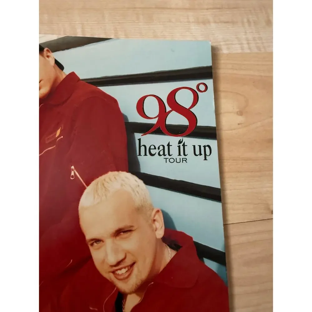 98° Degrees Heat It Up‎ Concert Tour Program 1999 Pop R&B